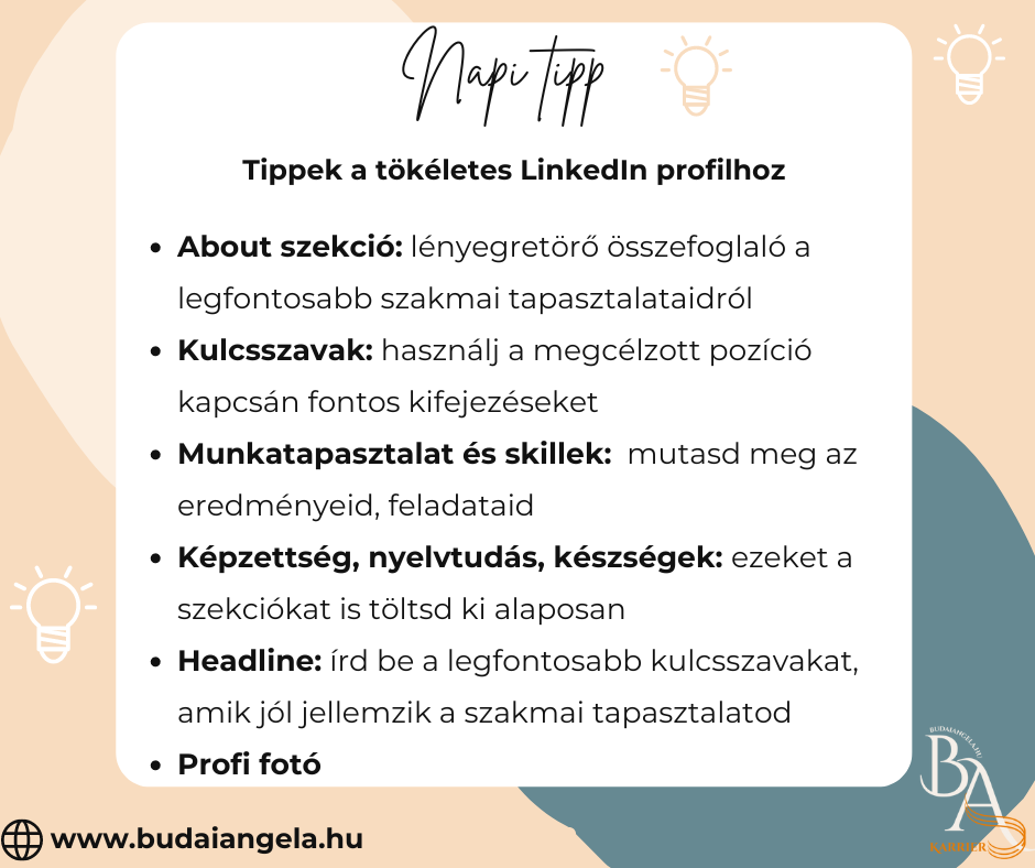 Ütős LinkedIn profil