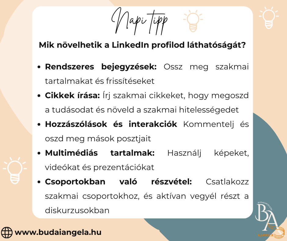 LinkedIn láthatóság